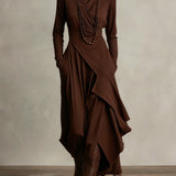 Katie | Asymmetric Maxi Tunic Dress