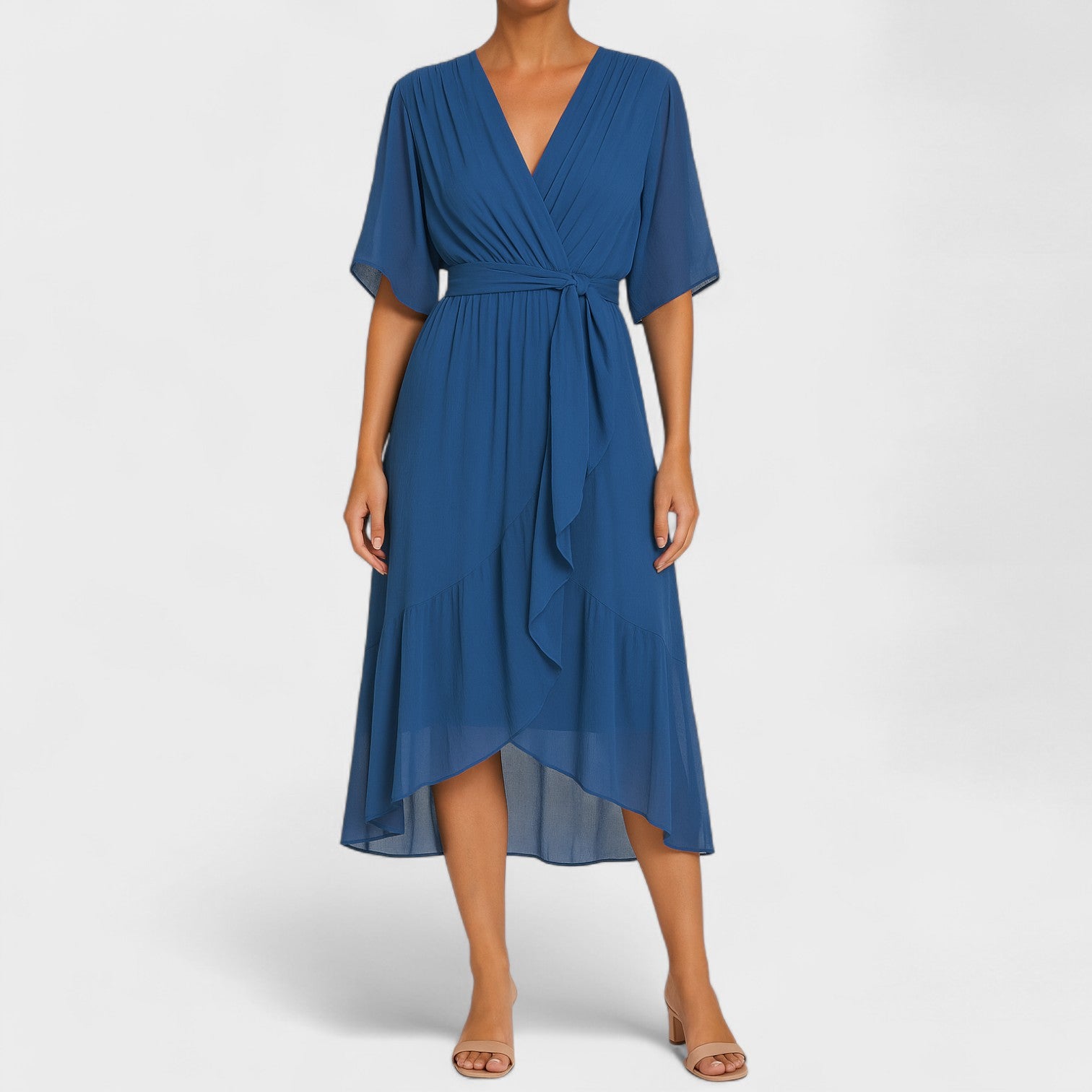 Ciara - Chic Midi Dress - Charlotte & Willow, detail