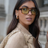 Clara - Retro Aviator Sunglasses