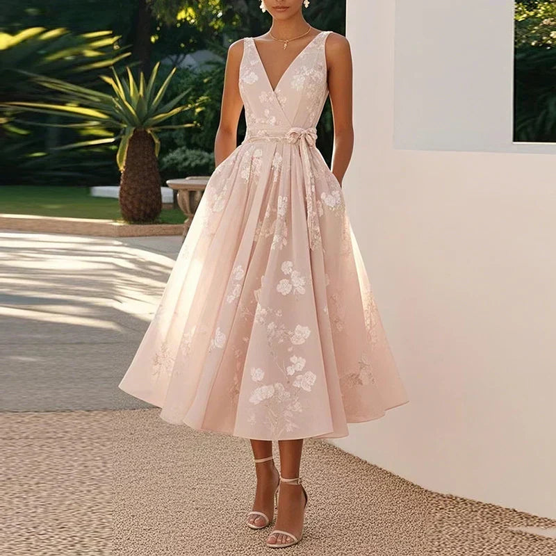 Órla - Chic Midi Dress - Charlotte & Willow, detail