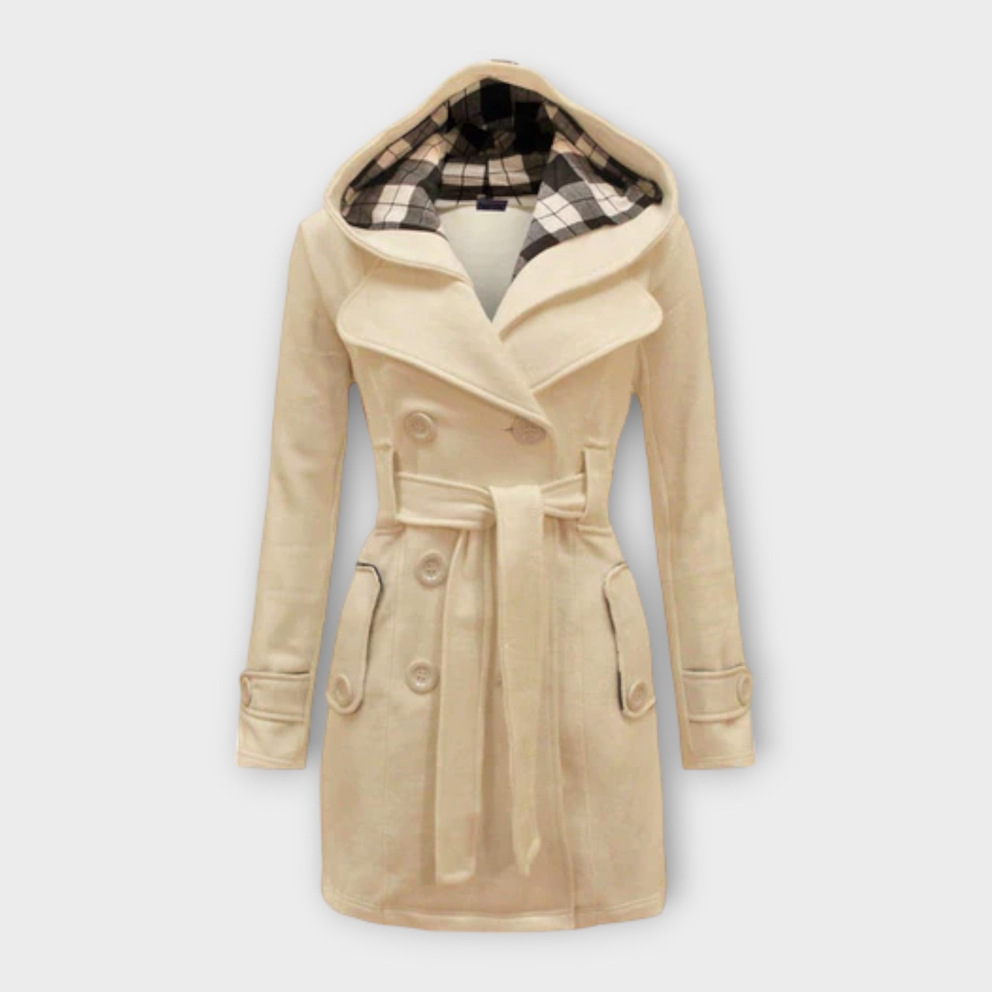 Gaëlle - Chic Fall Overcoat - Charlotte & Willow, product photo 6