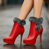 Justine - Chic Leather Ankle Booties