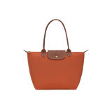 Longchamp - Large Le Pliage Tote, Brick