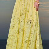 Larissa™ Embroidered Top & High-Waist Maxi Skirt Set