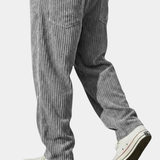 Faren - Textured Drawstring Trousers