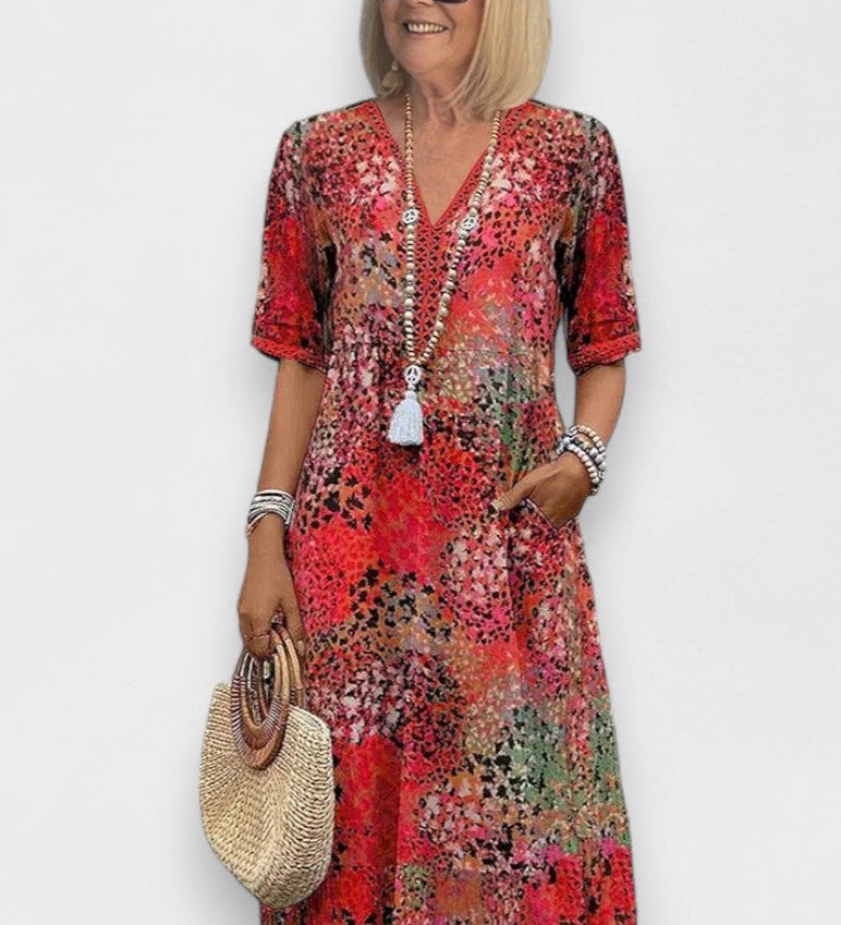 Aoibhín - Chic Midi Dress - Charlotte & Willow