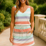 Céline - Petite Striped Dress