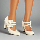 Maëlle - Chic Bow-Detail Elegant Heels