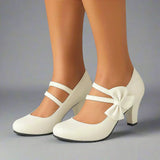 Maëlle - Chic Bow-Detail Elegant Heels