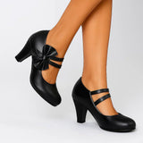 Maëlle - Chic Bow-Detail Elegant Heels