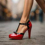 Clara - Chic Leather High Heels