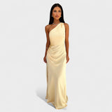 Anaïs - Elegant Satin Maxi Dress
