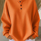 Elizabeth | Cozy Waffle Knit Henley