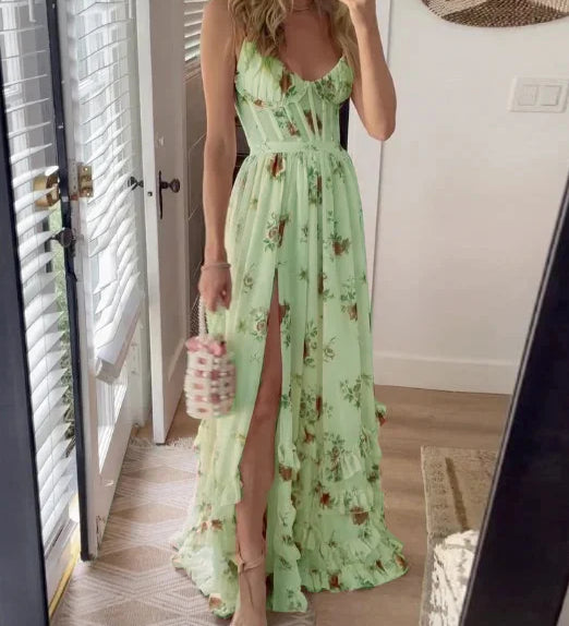 Brighid - Floral Print Midi Dress - Charlotte & Willow, product photo 10