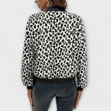 Margot - Chic Leopard Print Jacket
