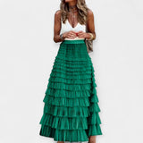 Solène - Bohemian Satin Skirt