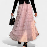 Amélie - Chic Tulle Midi Skirt