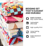3-Piece Quilted Bed Set - Lighthouse Breeze Design