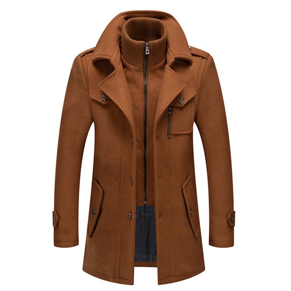 Cian Stylish Long Overcoat - Charlotte & Willow, side view