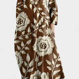 Valentine's Day Floral Maxi Dress