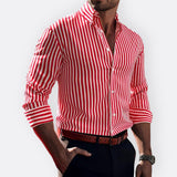 Delphine - Timeless Striped Button-Up
