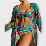 Justine - V-Neck Swimwear Set