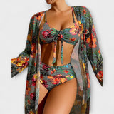Justine - V-Neck Swimwear Set