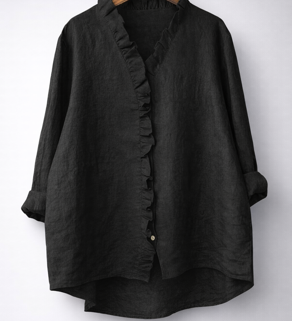 Saoirse - Elegant Ruffled Tunic