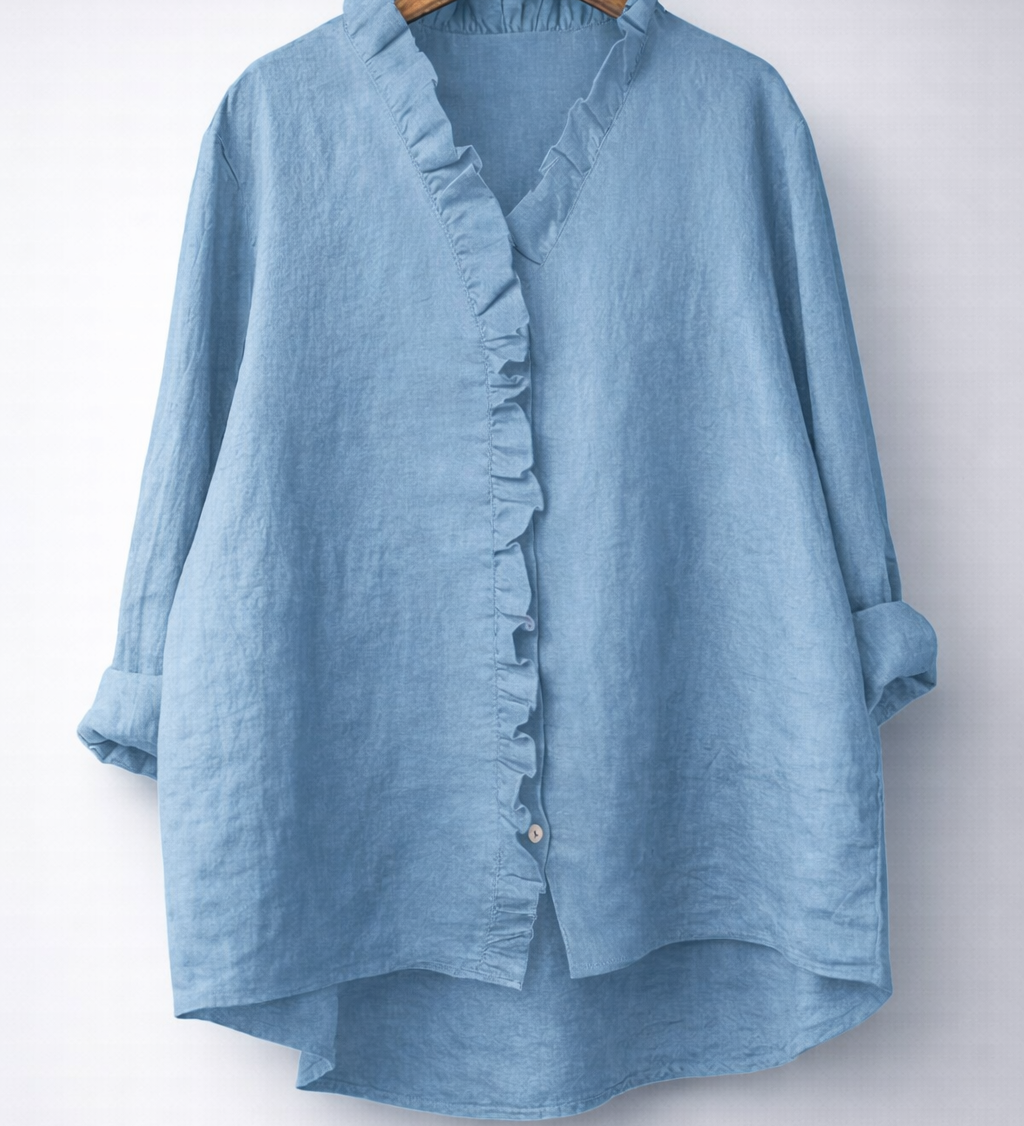 Saoirse - Elegant Ruffled Tunic