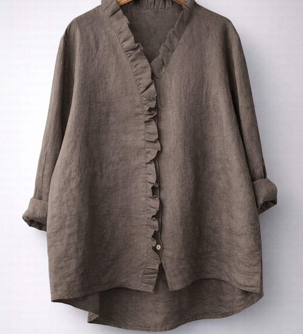 Saoirse - Elegant Ruffled Tunic