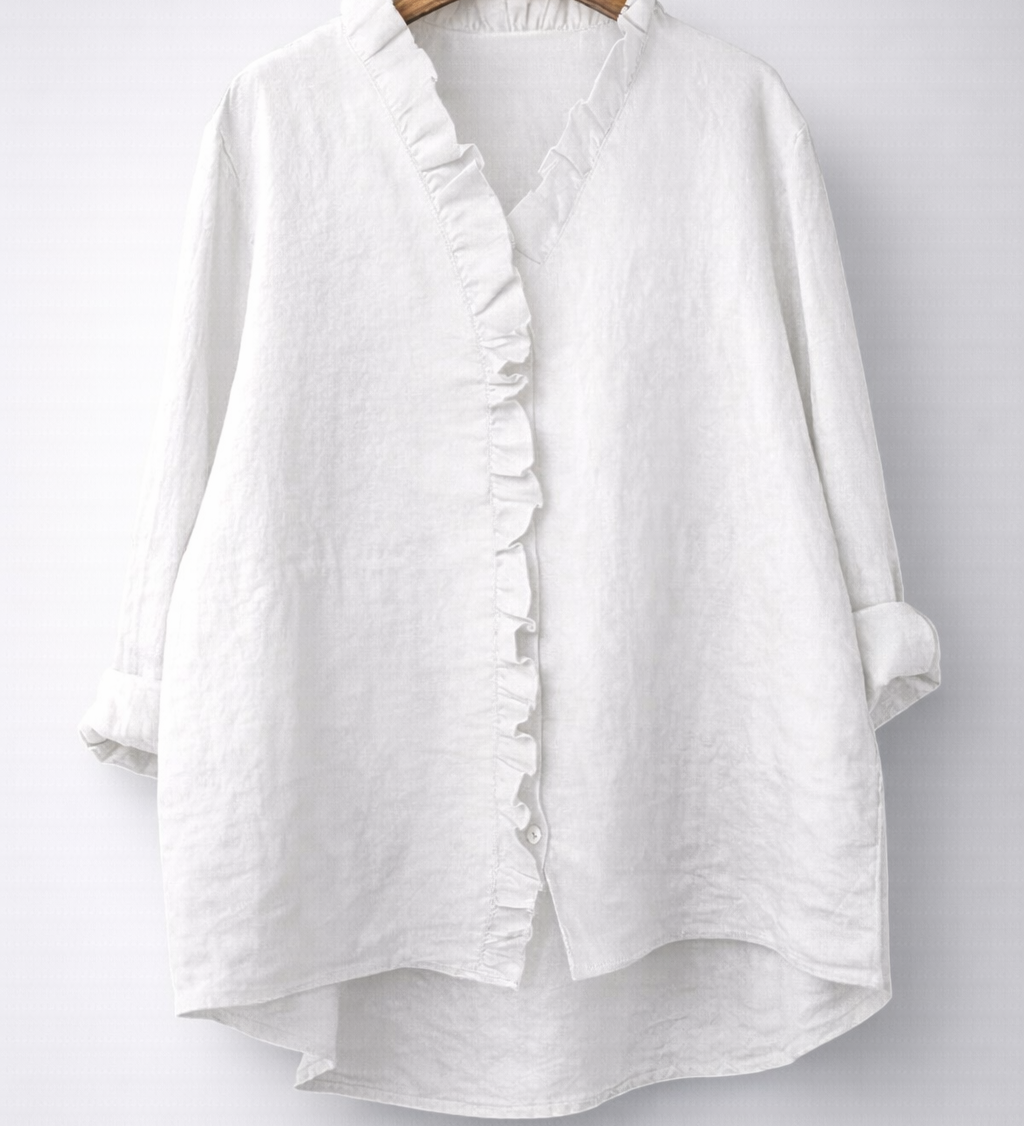Saoirse - Elegant Ruffled Tunic