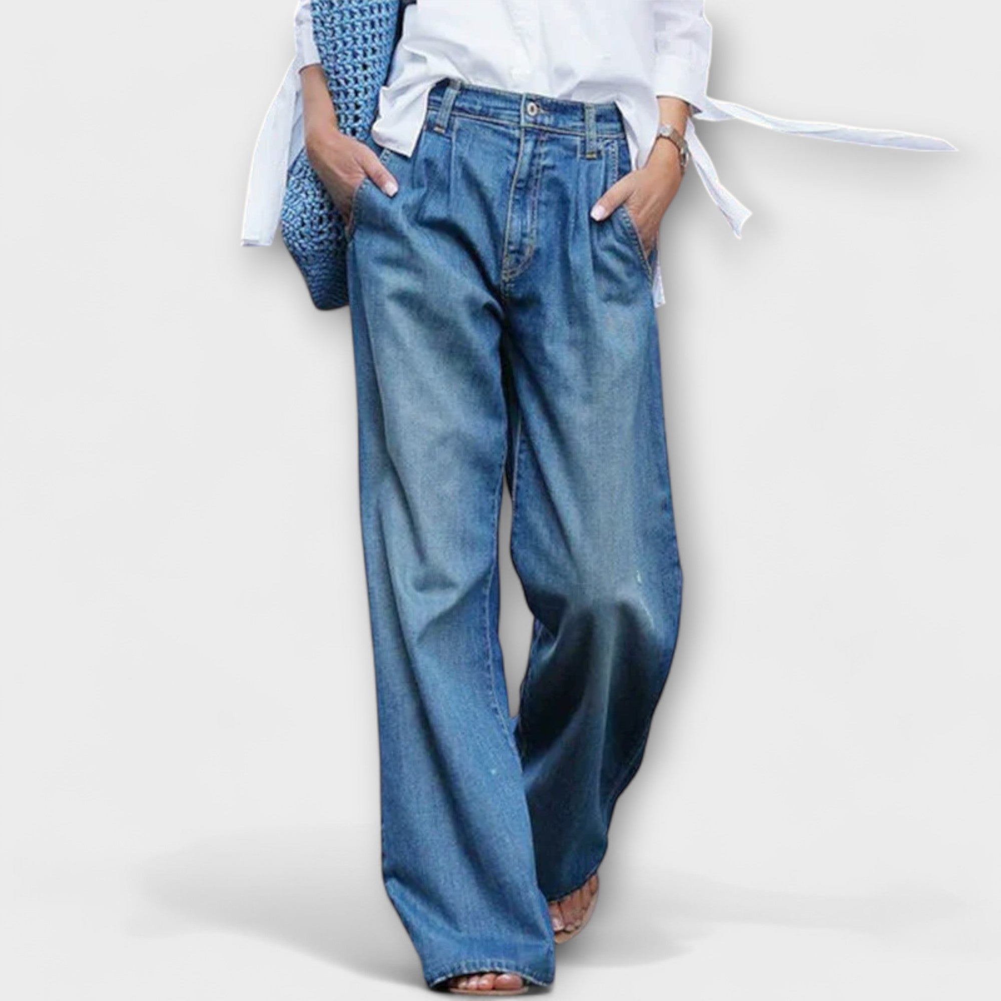 Sadhbh - Chic Wide-Leg Trousers - Charlotte & Willow