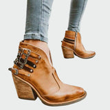 Céline - Leather Ankle Booties