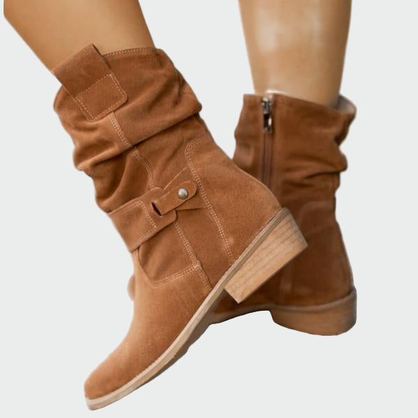 Noreen - Cozy Ankle Boots - Charlotte & Willow