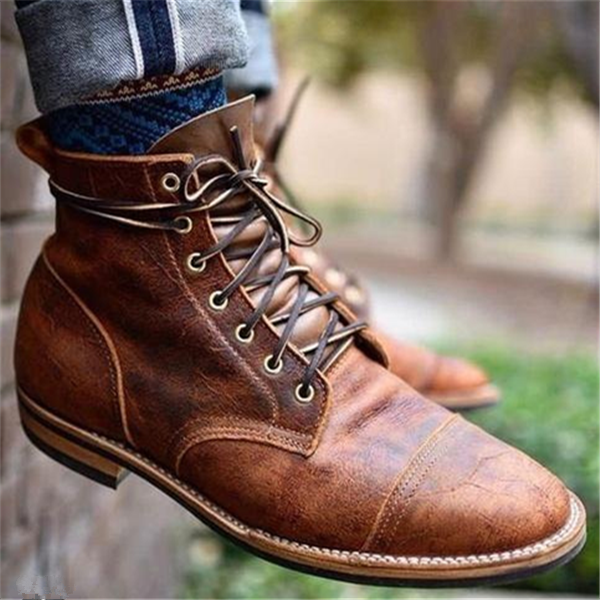 Fergal Timeless Brown Ankle Boots - Charlotte & Willow, side view