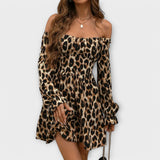 Justine - Chic Leopard Print Dress