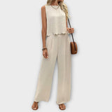 Noémie - Chic Tailored Vest Pants