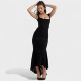 Inès - Elegant Sculpted Silhouette Dress