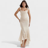 Inès - Elegant Sculpted Silhouette Dress