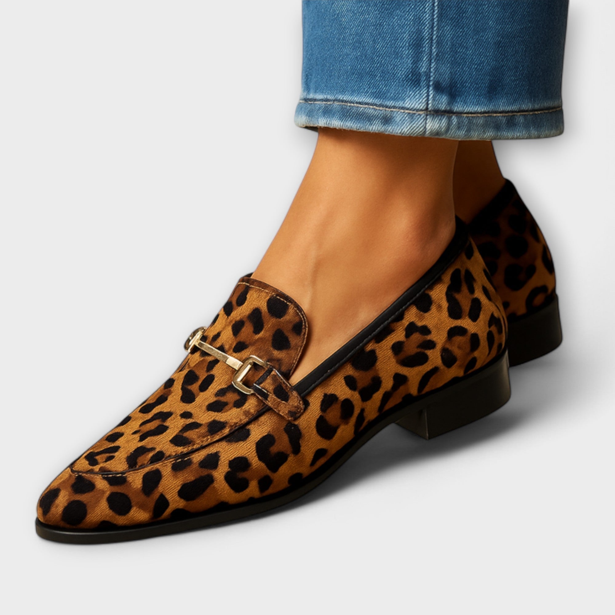 Ailís - Animal-Patterned Loafers - Charlotte & Willow