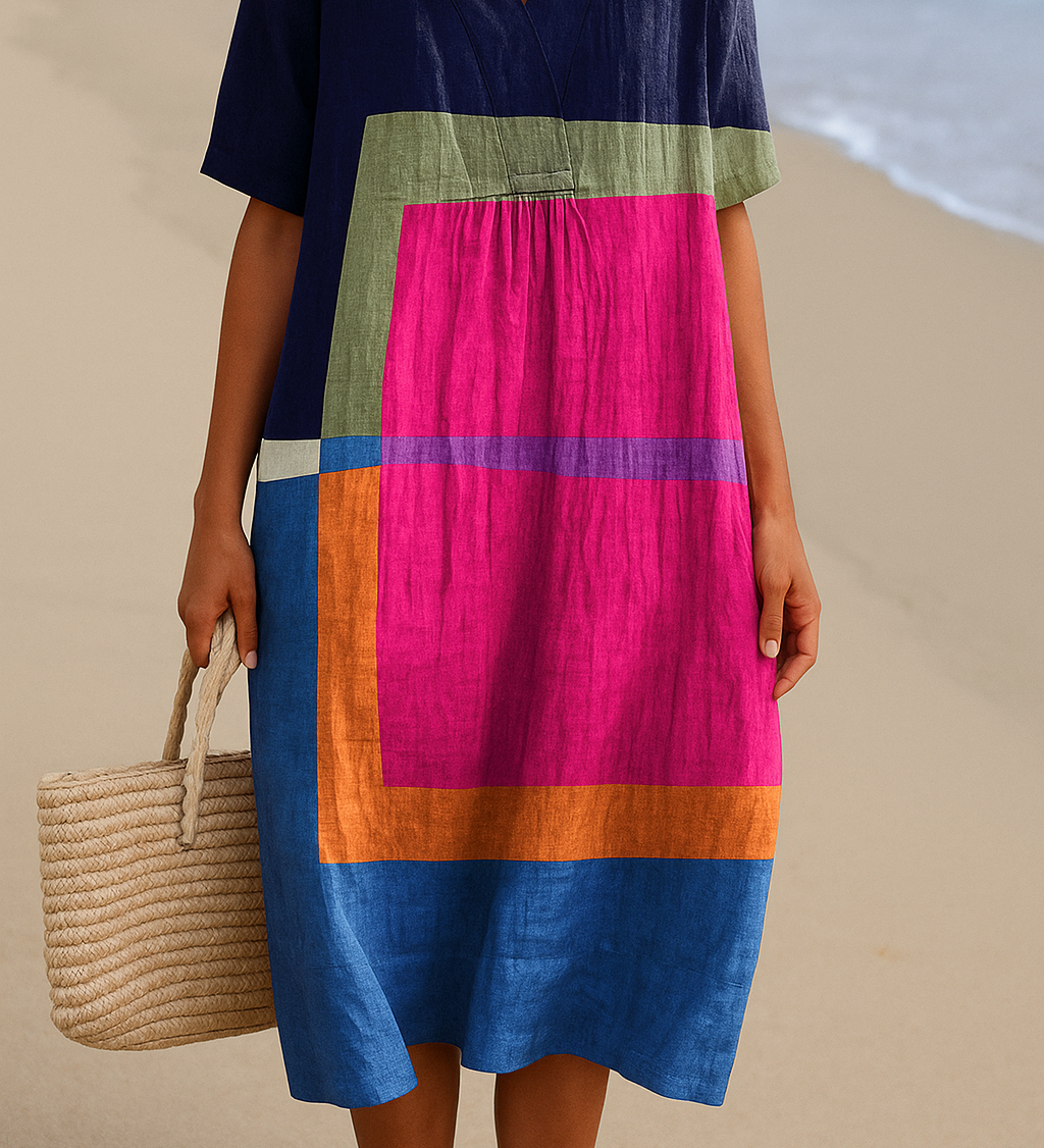Aoibhe - Chic Dress - Charlotte & Willow, front