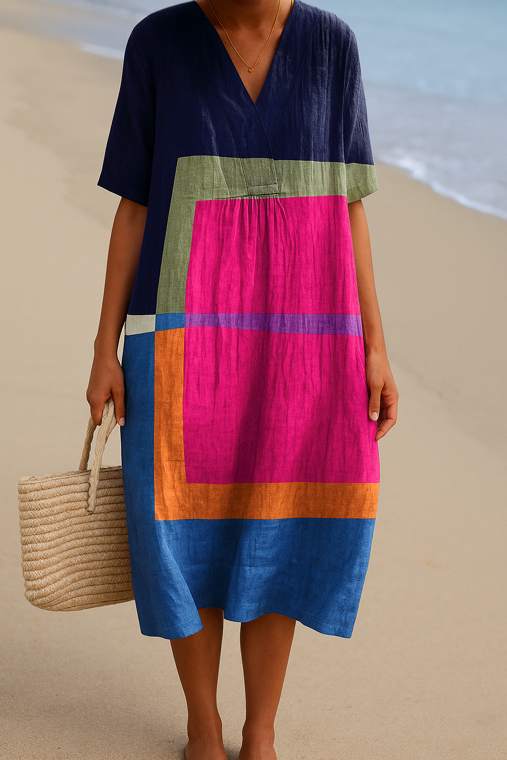 Aoibhe - Chic Dress - Charlotte & Willow, front