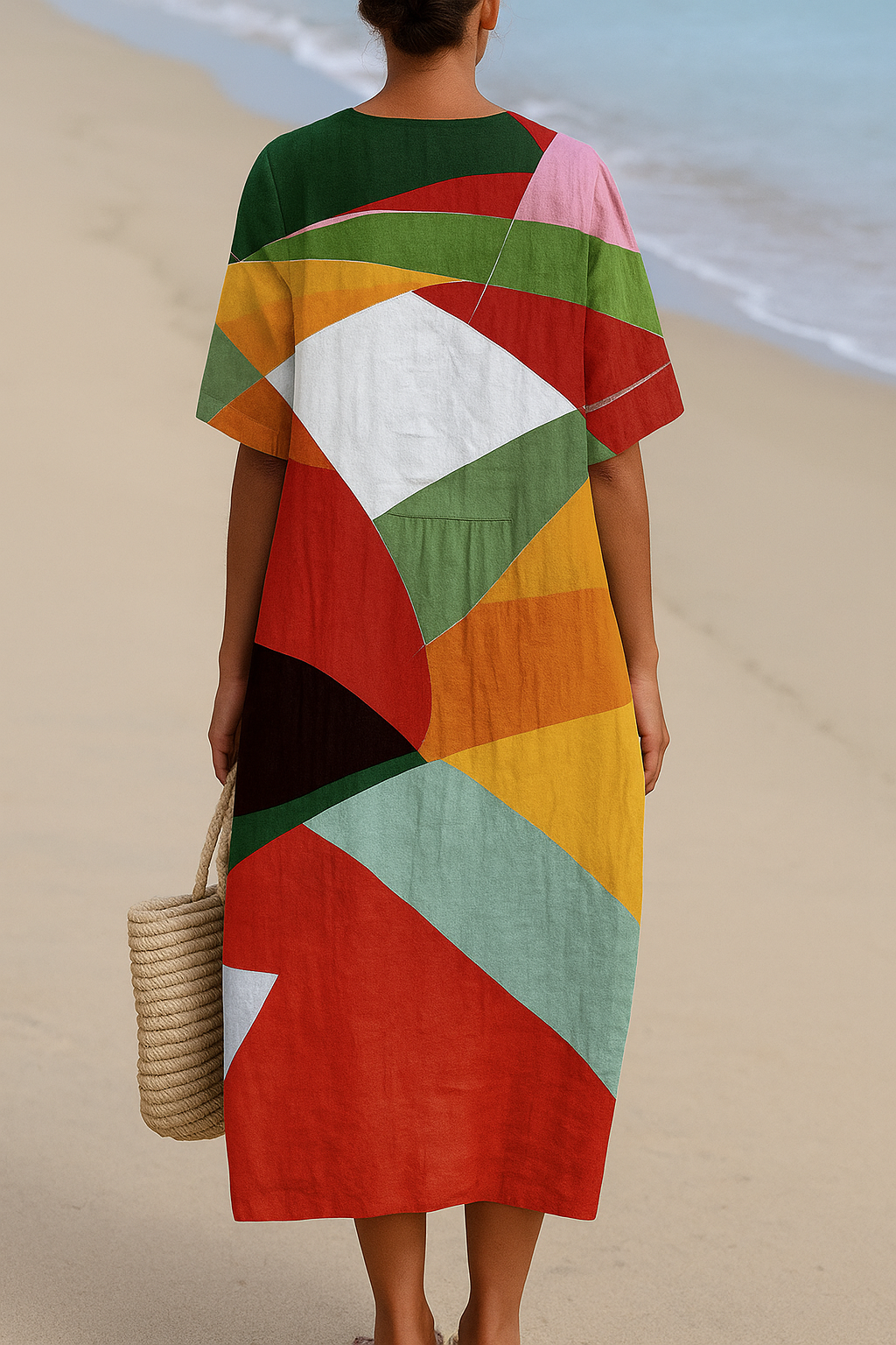 Aoibheann - Chic Dress - Charlotte & Willow, back