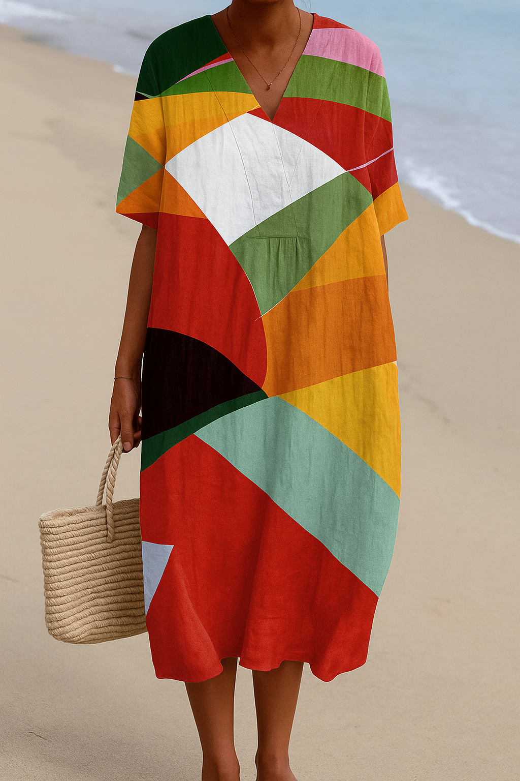 Aoibheann - Chic Dress - Charlotte & Willow, front