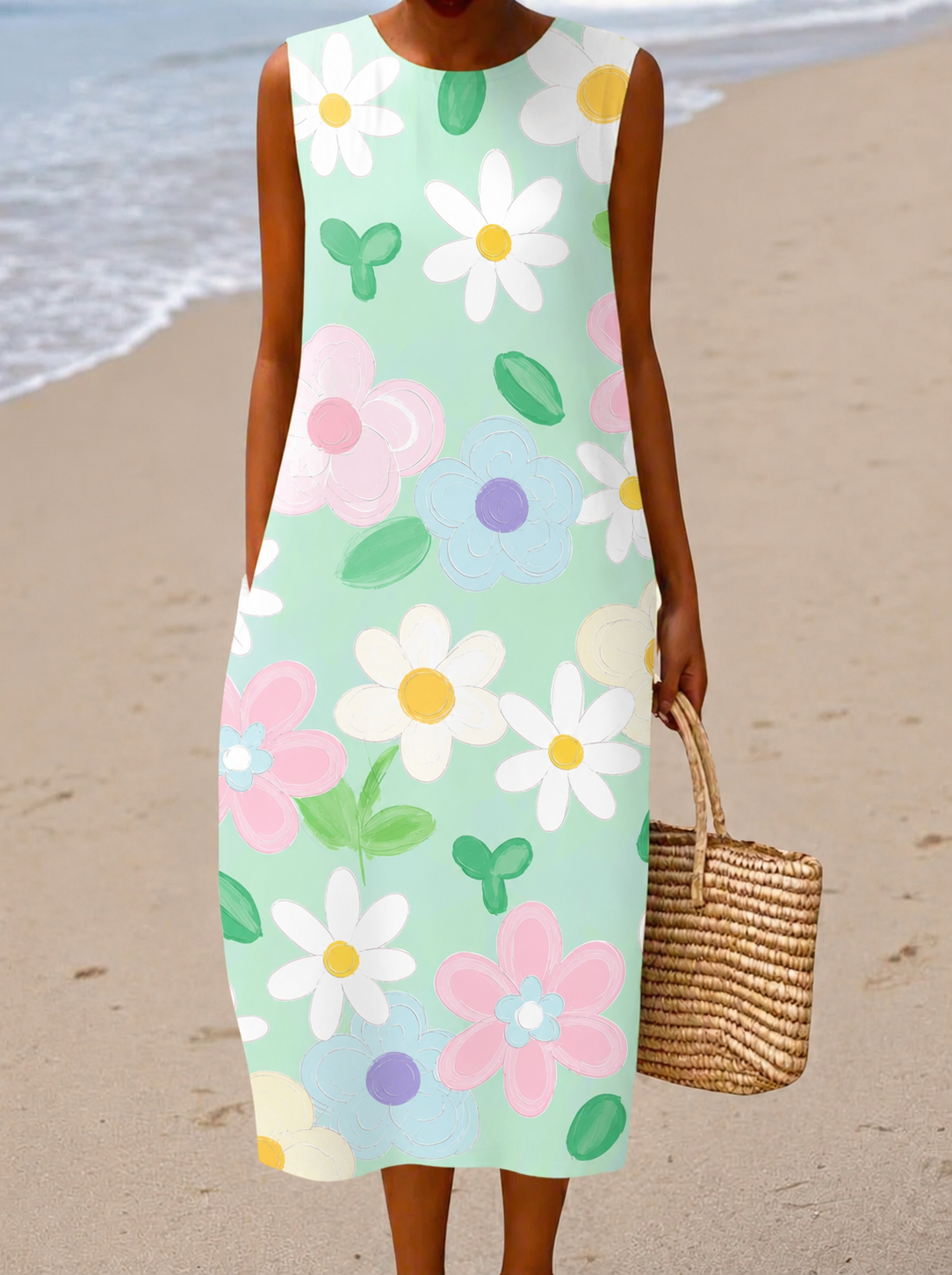 Eileen Spring Green Dress - Charlotte & Willow