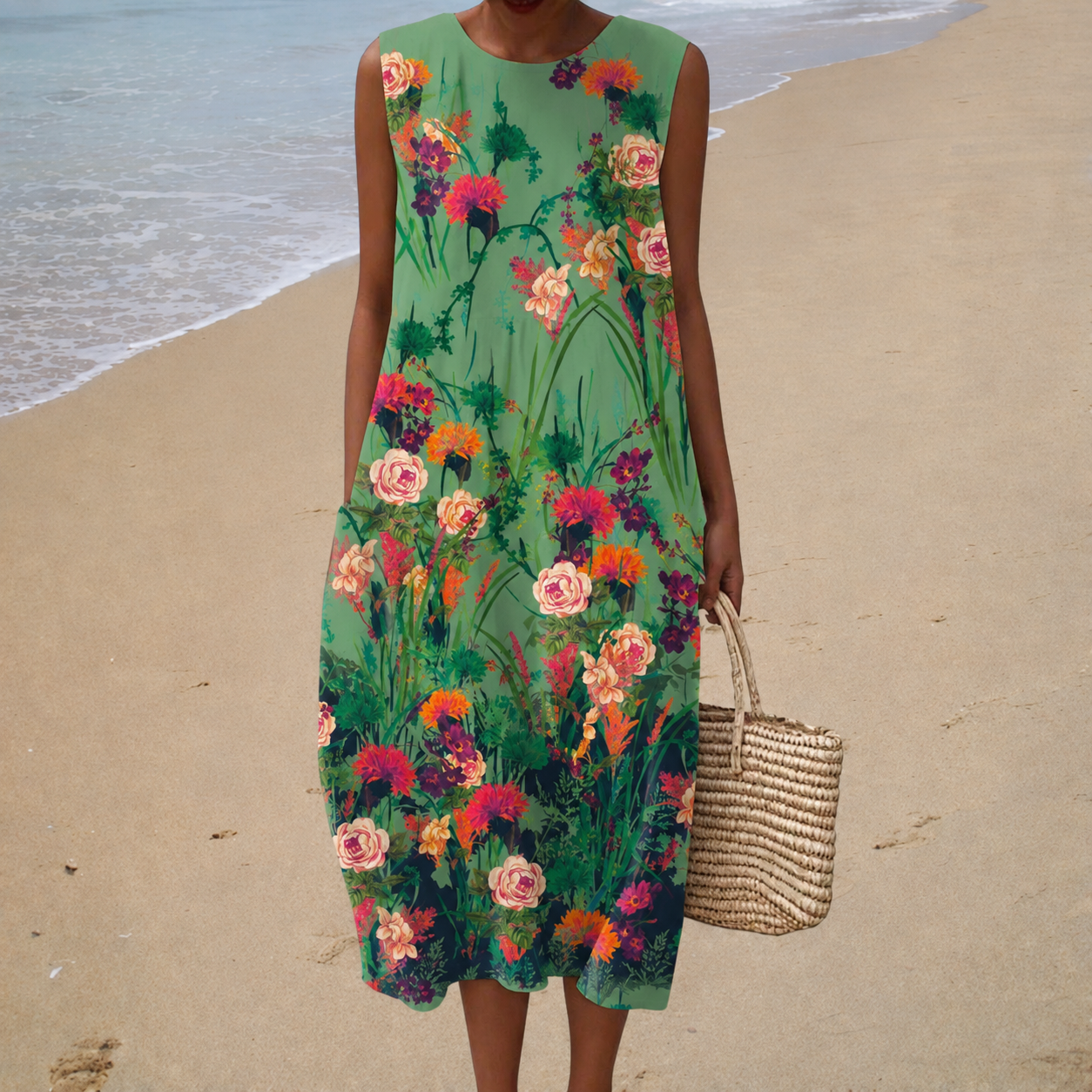 Moira Floral Midi Dress - Charlotte & Willow