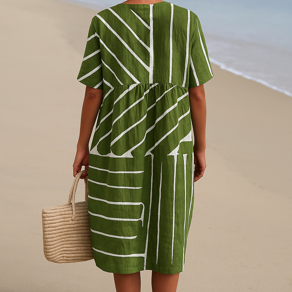 Tara - Chic Dress - Charlotte & Willow, back