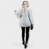 Sarah - Chic Tweed Overcoat
