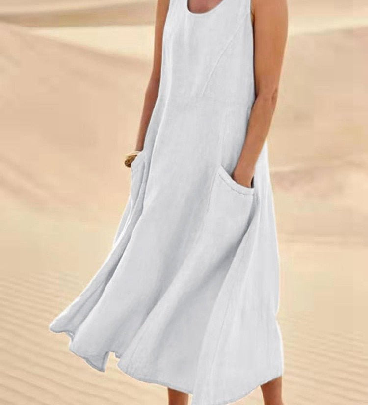 Róisín - Breezy Summer Dress - Charlotte & Willow, front
