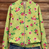 Liadan | Floral Lime Cardigan